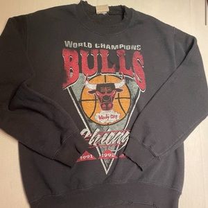 Retro Junk Food Bulls Crewneck